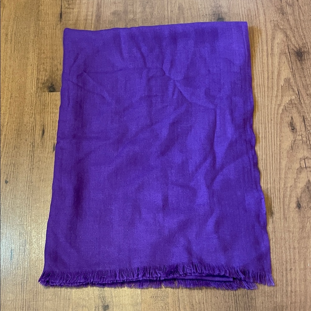 Pashma Vibrant Purple Cashmere Scarf